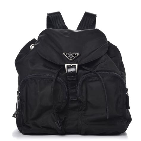 prada black mini backpack